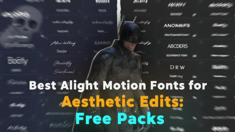Alight Motion Fonts for Aesthetic