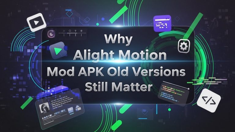 Alight Motion mod apk old versions carry a certain reputation in the editing community. They are faster, lighter,